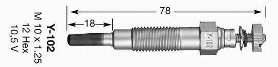 NGK 5925 Glow Plug